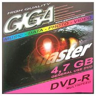 DVD-R médium GIGAMASTER 4.7GB, 2x speed, v2.0