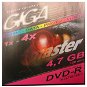 DVD-R médium GIGAMASTER 4.7GB, 4x speed, v2.0, balení v krabičce - -
