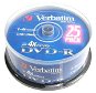DVD-R médium VERBATIM 4,7GB 4x speed, balení 25ks cakebox