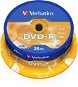 Media Verbatim DVD-R 16x, 25pcs cakebox - Média