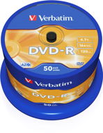 Médium Verbatim DVD-R 16x, 50 ks cakebox - Média