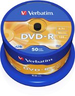 Media Verbatim DVD-R 16x, 50pcs cakebox - Média