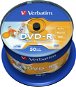 Verbatim DVD-R 16x, Printable 50ks cakebox - Médium