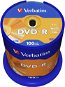 Verbatim DVD-R 16x, 100 db, cakebox - Média