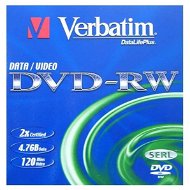 DVD-RW médium Verbatim 4,7GB 2x speed - -
