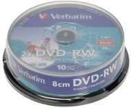 Verbatim DVD-RW 2x Printable MINI 8cm 10pcs cakebox - Media
