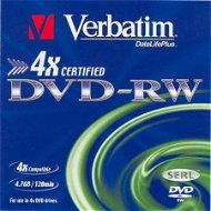 DVD-RW médium Verbatim 4,7GB 4x speed - -