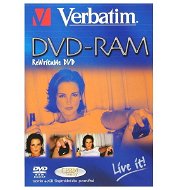 DVD-RAM médium Verbatim Blue Live It 4,7GB 2x speed, balení v DVD krabičce - -