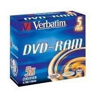 Verbatim DVD-RAM 5x, 5ks v krabičce - Médium