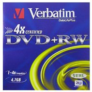 DVD+RW médium Verbatim 4,7GB 4x speed - -