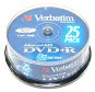 DVD+R médium Verbatim 4,7GB 8x speed, balení 25ks cakebox - -