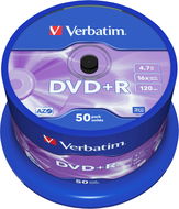 Médium Verbatim DVD+R 16x, 50ks CakeBox - Média