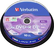 Verbatim DVD + R 8x kétrétegű 10p DVD/CD tartó - Média