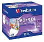 Verbatim DVD + R 8x kétrétegű nyomtatható 10 db egy dobozban - Média