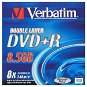 DVD+R Dual Layer médium Verbatim 8.5GB 8x speed - -