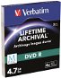 VERBATIM M-DISC DVD-R 4X 4,7GB MATT SILVER SLIM 3pck/BAL - Média