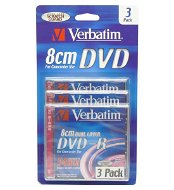 Verbatim DVD-R 4x, Dual Layer MINI 8cm 3pcs in SLIM box - Media