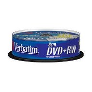 DVD+RW médium Verbatim Printable MINI 8cm, 1,4GB 2x speed, balení 10ks cakebox - -