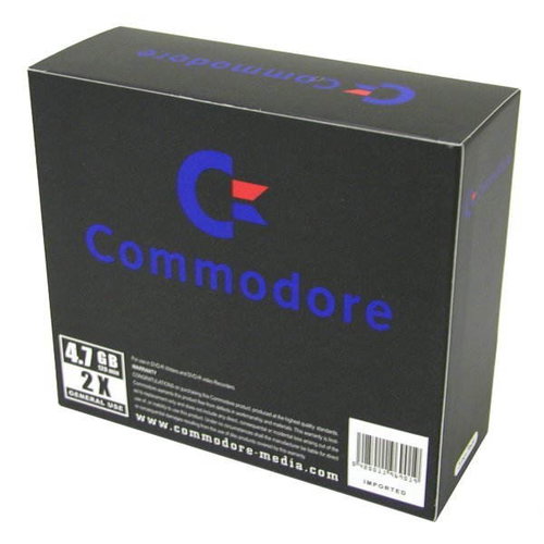 DVD-R médium COMMODORE 4.7GB, 2x speed, balení 5 kusů v krabičkách -  - Main image