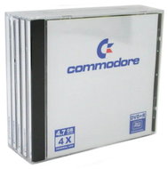 DVD+R médium COMMODORE 4.7GB, 4x speed, balení 5 kusů v krabičkách - -