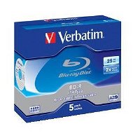 Verbatim BD-R 25GB LTH 2x, 5pcs in box - Media