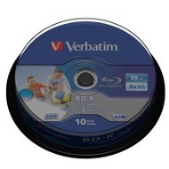 Verbatim BD-R 25GB LTH Printable 2x, 10pcs cakebox - Media