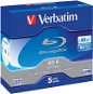 Verbatim BD-R SL LTH 25GB Printable 6x, 5ks cakebox - Media