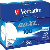 Verbatim BD-R XL 100GB 4x, 5ks - Médium