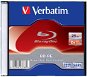 Verbatim BD-R SL 25GB Printable, 1pc cakebox - Media