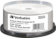 VERBATIM BD-R SL 25 Gigabyte 6 x WIDE PRINTABLE spindle 25 Stück - Medien