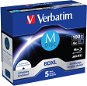 VERBATIM M-DISC BDXL 100 GB PRINTABLE 5pck/BAL Jewel Case - Médium