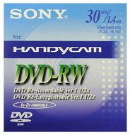 DVD-RW 8cm médium Sony 1.4GB/ 30minut, balení v krabičce - -