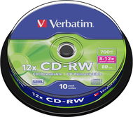 Médium Verbatim CD-RW 10×, 10 ks Cake-Box - Média