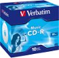 Médium VERBATIM CD-R 80 MUSIC box 10pck/BAL - Média