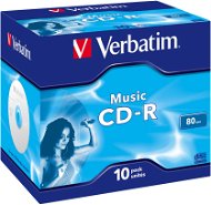 VERBATIM CD-R 80 MUSIC box 10 db/csomag - Média