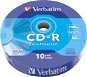 VERBATIM CD-R 700MB, 52x, wrap 10 ks - Média