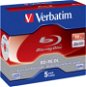 Médium VERBATIM BD-RE DL 50 GB, 2×, jewel case 5 ks - Média
