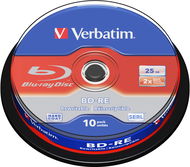 VERBATIM BD-RE SL 25GB, 2x, spindle 10pcs - Media