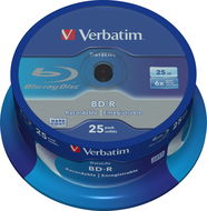 VERBATIM BD-R SL DataLife 25GB, 6×, spindle 25 ks - Médium