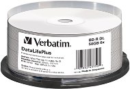 VERBATIM BD-R DL DataLifePlus 50 GB, 6×, thermal printable, spindle 25 ks - Médium