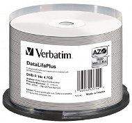 VERBATIM DVD-R DataLifePlus 4.7 GB, 16×, printable, spindle 50 ks - Médium