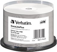 VERBATIM DVD-R DataLifePlus 4.7 GB, 16×, thermal printable, spindle 50 ks - Médium