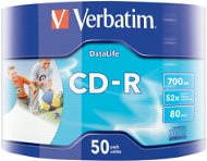 VERBATIM CD-R 700MB, 52x, wrap 50 ks - Médium