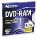 DVD-RAM médium MEMOREX 4.7GB, balení v krabičce - -