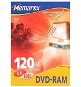 DVD-RAM médium MEMOREX 4.7GB 3x, balení v DVD krabičce - -
