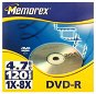 DVD-R médium MEMOREX 4.7GB 8x speed, balení v krabičce - -