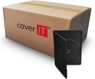 COVER IT box:2 DVD 7 mm slim čierny – kartón 100 ks - Obal na CD/DVD