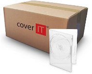 COVER IT doboz: 2 DVD super 14mm clear - karton 100db - CD/DVD tok