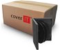 Cover IT box: 8 DVD 27mm black - karton 50db - CD/DVD tok