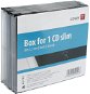 Krabička slim na 1ks - černá, 5mm, 10-tich pack - Obal na CD/DVD